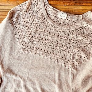 PINS & NEEDLES (UO) Batwing Sweater in Oatmeal